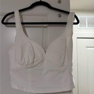 Wild Fable Textured White Top